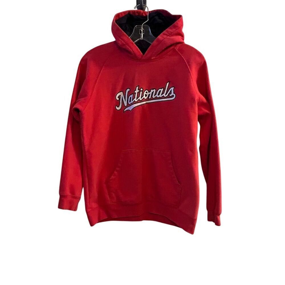 Washington Nationals Youth Large‎ Red Hoodie MLB Baseball Sports Pullover
